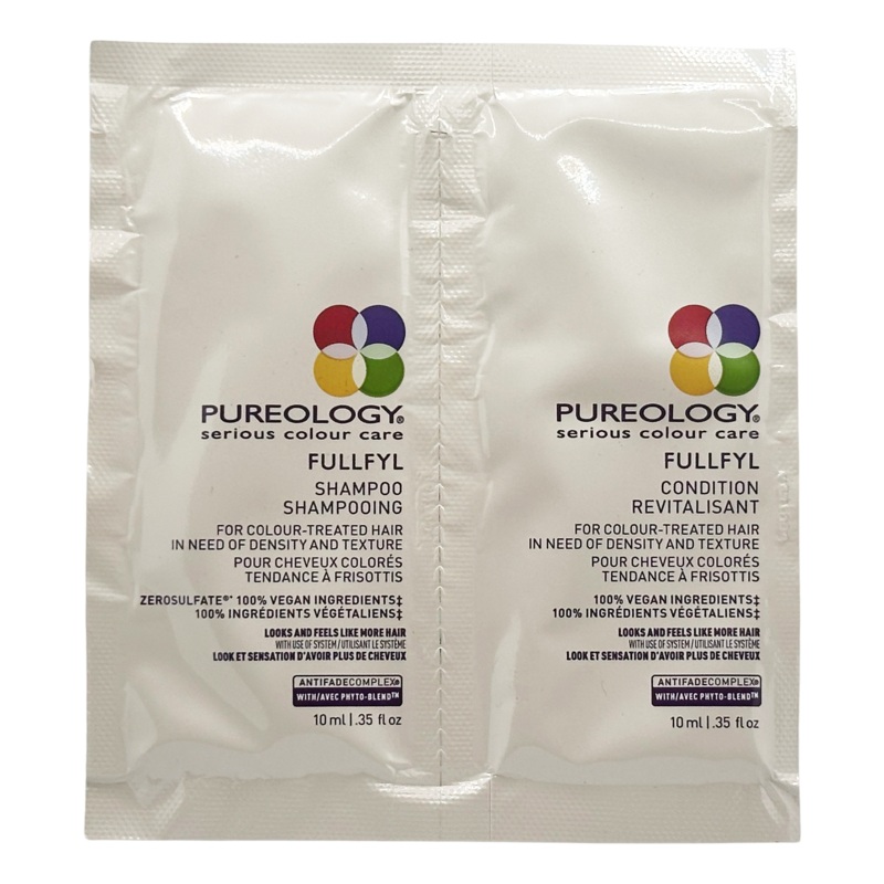 [Sample 0.7 oz] Pureology FULLFYL Shampoo & Conditioner Duo | For Color Treated Hair