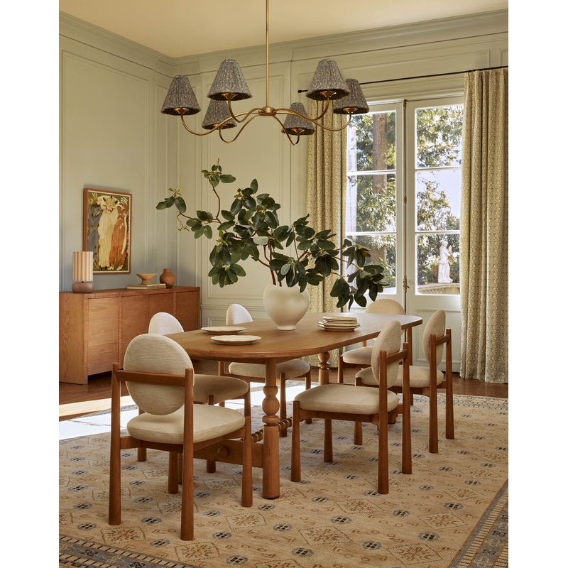 Truett Dining Chair Ivory Basketweave