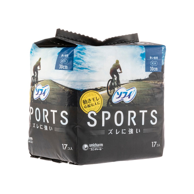 Unicharm Sofy Sports Night Napkins 30cm 17 PCS 17pcs