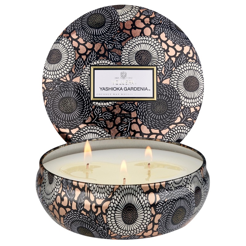 Voluspa 3 Wick Tin Candle 12 oz / 340 g – Yashioka Gardenia