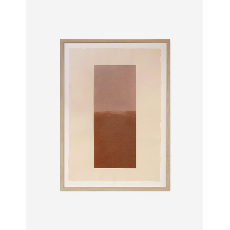 Gradient Silkscreen Wall Art by Visual Contrast Olive and Indigo