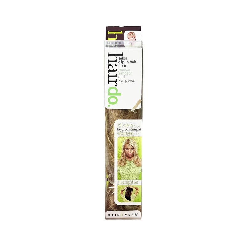 Hairdo Salon Clip-In Hair Ginger Blonde Layered Straight Extensions 19″