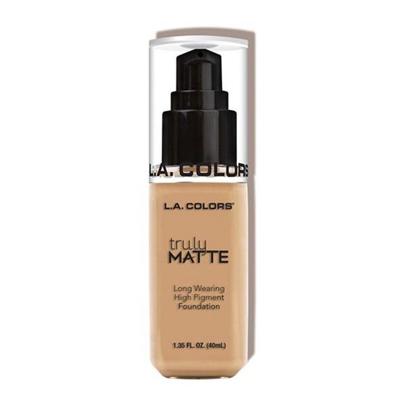 L.A. Colors Truly Matte Foundation – Natural – Wholesale Pack 12 Units (CLM352)