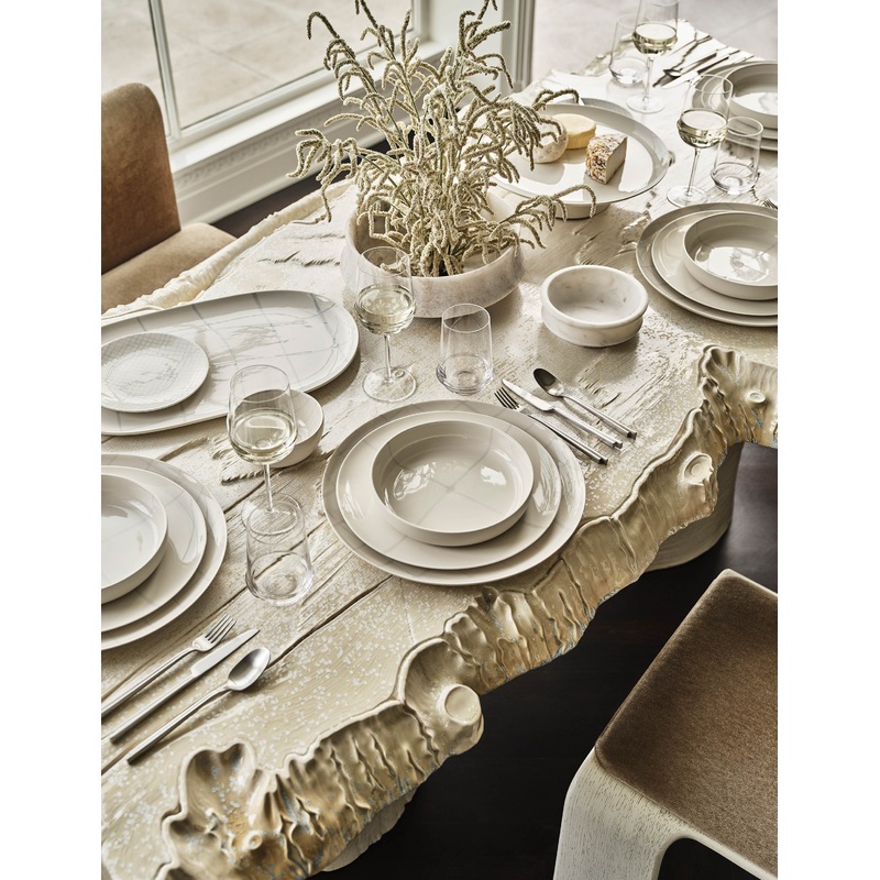 Zuma Porcelain Serveware by Kelly Wearstler x Serax Salt Platter