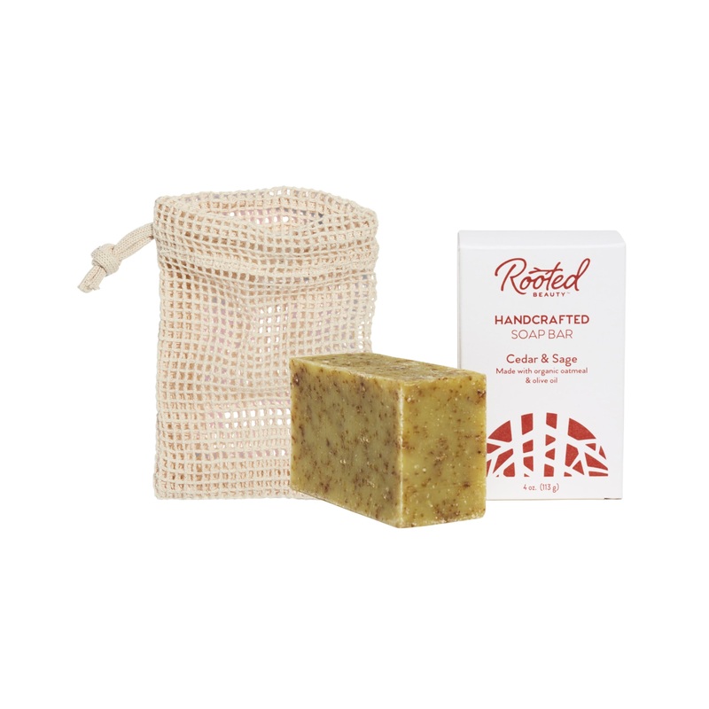 Bar Soap + Saver Bag Duo Cedar & Sage