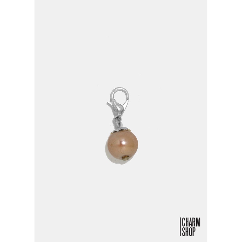 Brown Pearl Dangle Charm