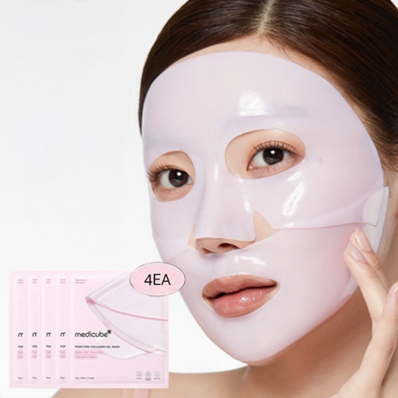[MEDICUBE] PDRN Pink Collagen Gel Mask (4ea)