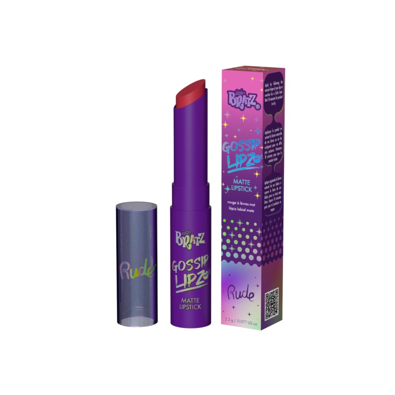RUDE Bratz Gossip Lipz Matte Lipstick