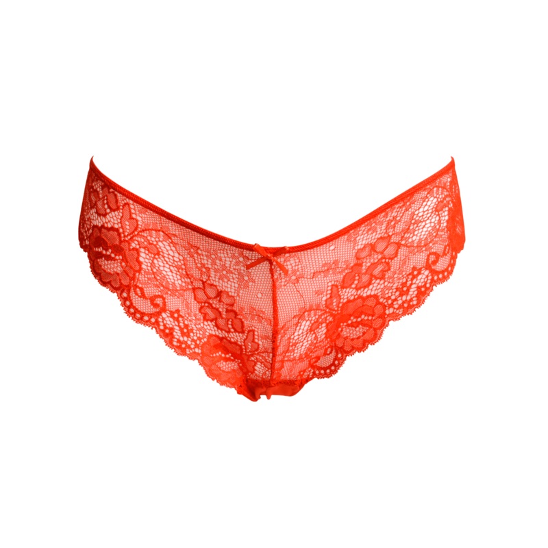 Vision Chic Lace Thong S Red
