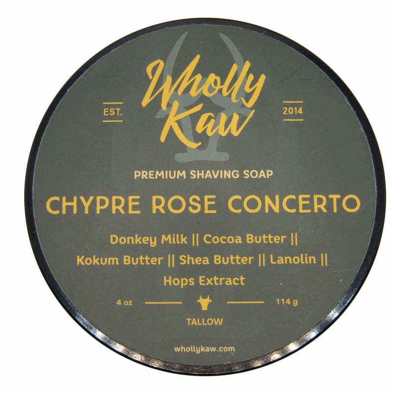 Chypre Rose Concerto Shaving Soap (Tallow) – by Wholly Kaw (Pre-Owned)