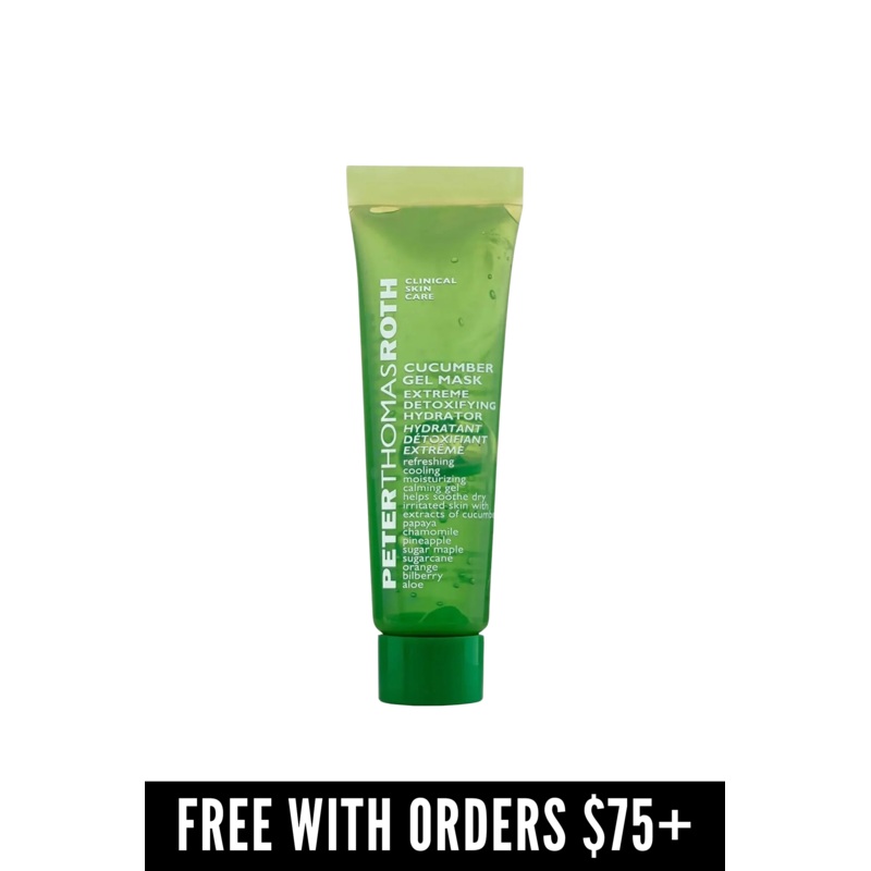 [FREE GIFT] Peter Thomas Roth Cucumber Gel Mask Extreme DE-TOX Hydrator 0.47 oz