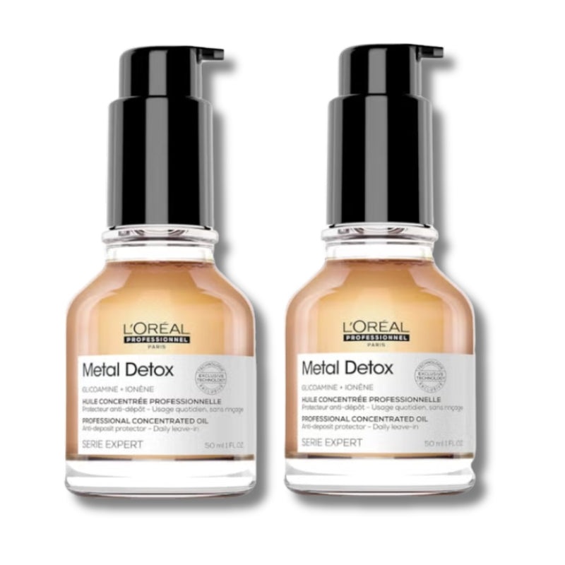 L’Oral Professionnel Metal Detox Oil Duo Bundle