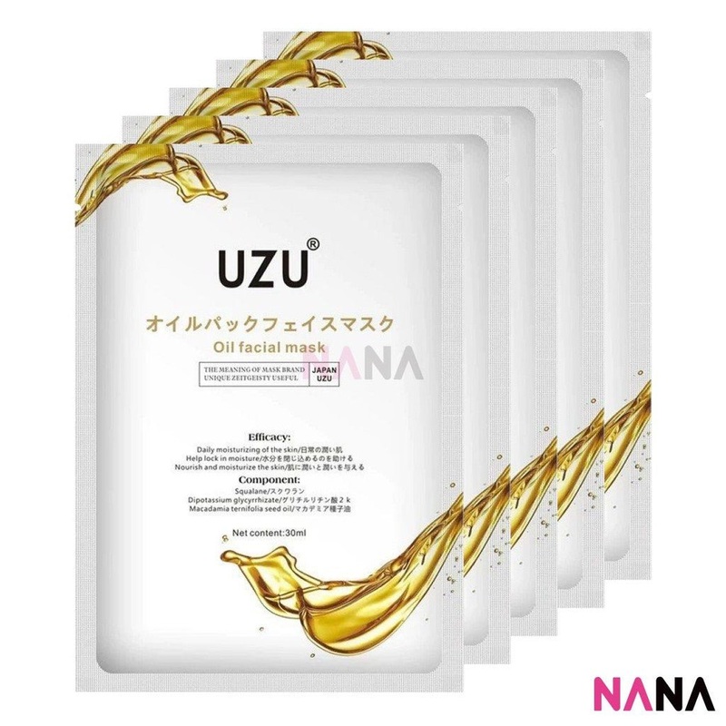 UZU Oil Facial Mask 5pcs