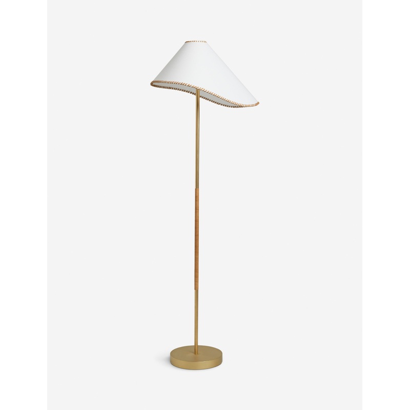 Arroyo Floor Lamp by lan Byrd Brass