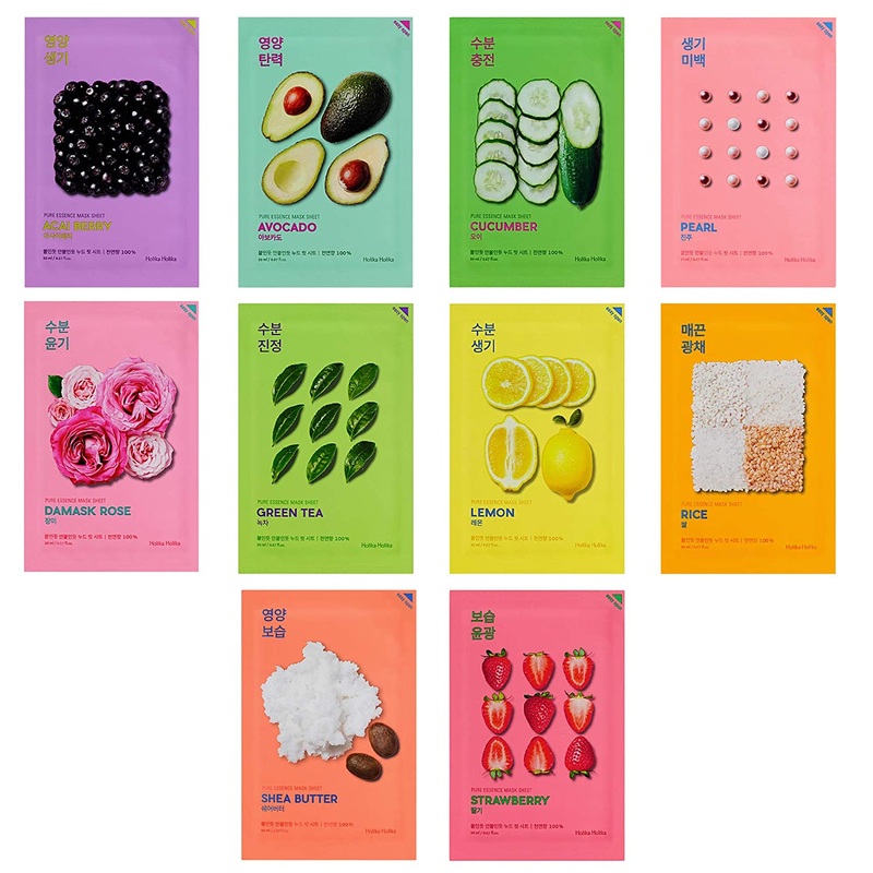 [Holika Holika] Pure Essence Sheet Mask 11 types) Cucumber
