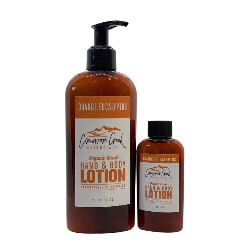 Orange Eucalyptus Organic Hand & Body Lotion 8oz – Plastic Bottle