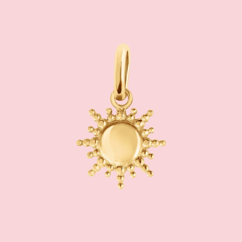 Sun Pendant – Yellow Gold