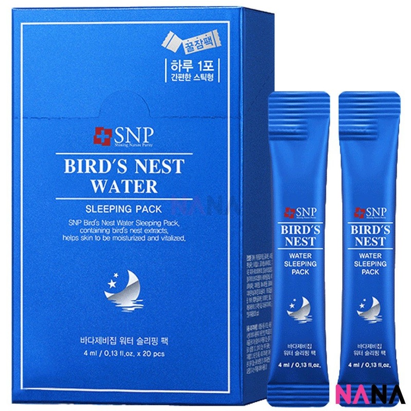 SNP Bird’s Nest Water Sleeping Pack 4ml x 20pcs