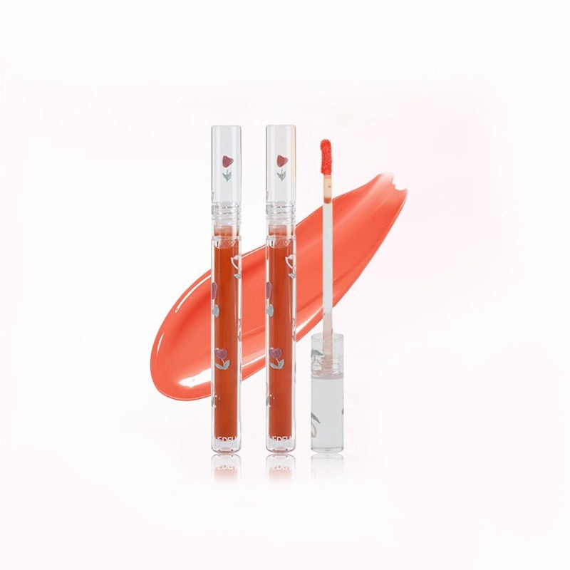 SHEDELLA Nourishing Moisture Romantic Lip Oils/Mirror Glow Lip Glaze 1.4g  LP00 Aqua Boo Boo Lost