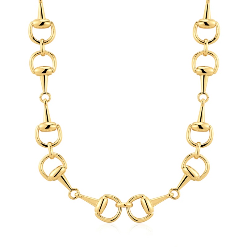 The Horsebit Necklace Gold