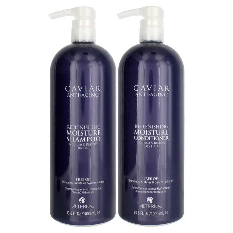 Alterna Caviar Replenishing Moisture Shampoo and Conditioner Duo – 33oz.