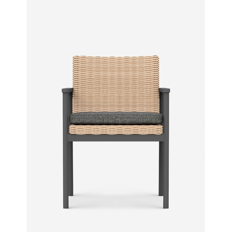 Walsh Indoor / Outdoor Dining Arm Chair (Set of 2) Natural