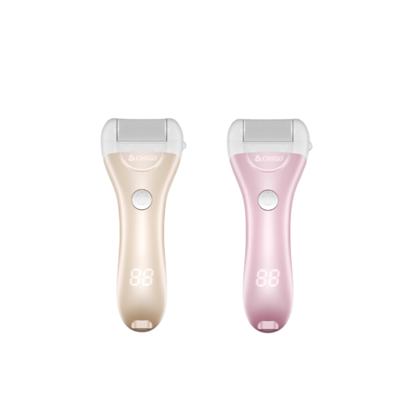 CHIGO Electric Foot File  Gold (With 3 Roller Heads)