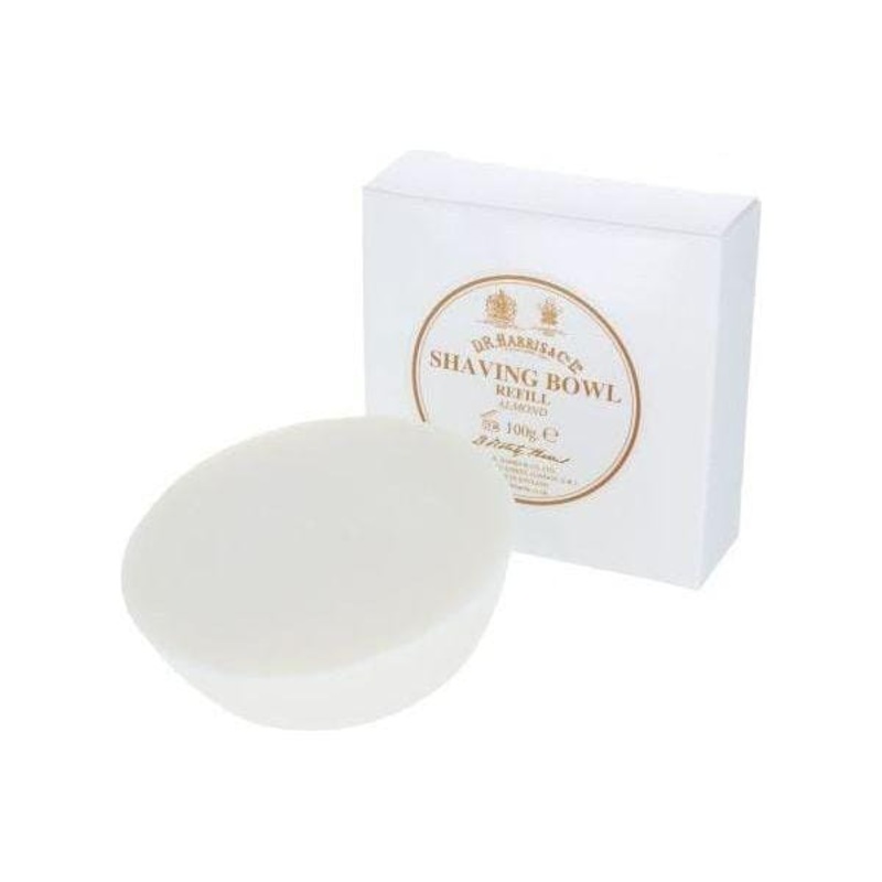D. R. Harris & Co Almond Shaving Soap Bowl Refill 100g