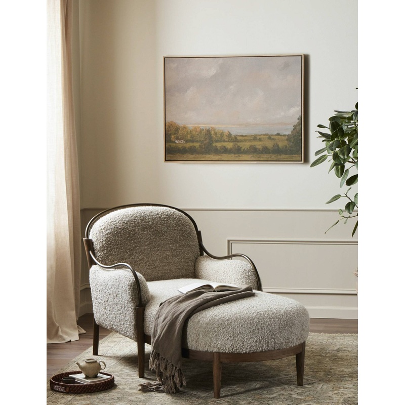Demi Chaise by Amber Lewis x Four Hands Stone