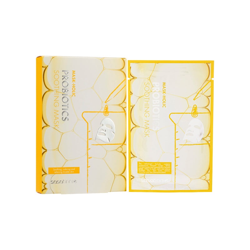 Sasatinnie Probiotics Soothing Mask 5pcs