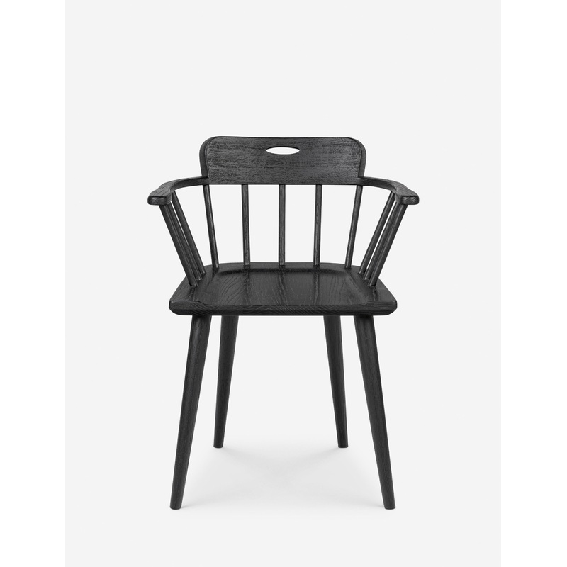 Thalia Dining Chair by Amber Lewis x Four Hands Black Oak