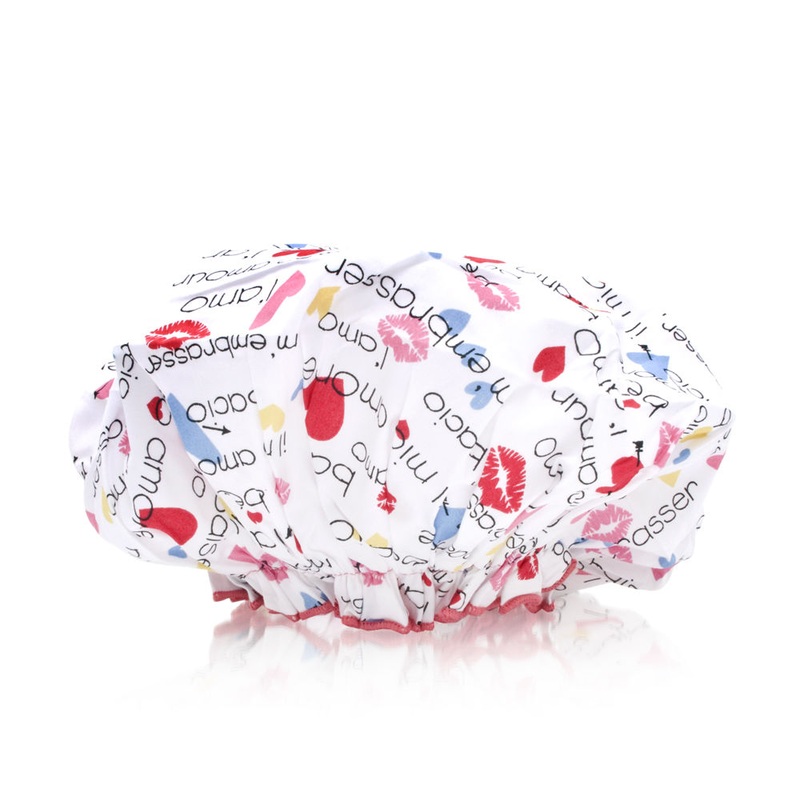 Bouffant Love Shower Cap
