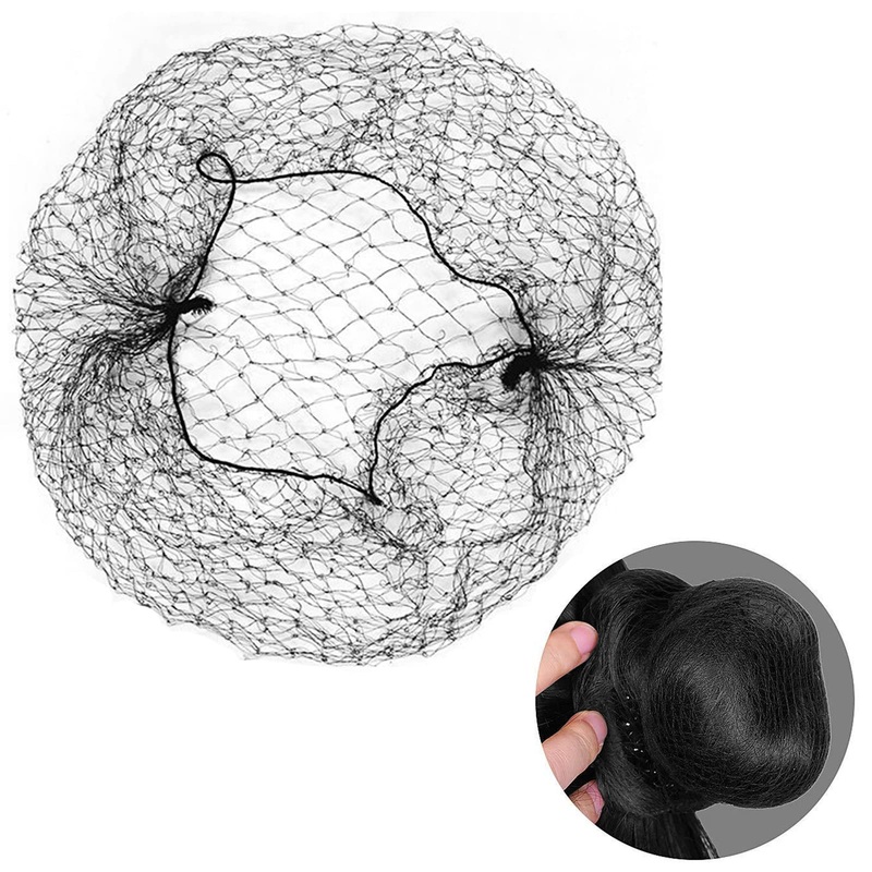 Luxrite Invisible Superfine Mesh Hair Net 3 – Black / 3 Nets