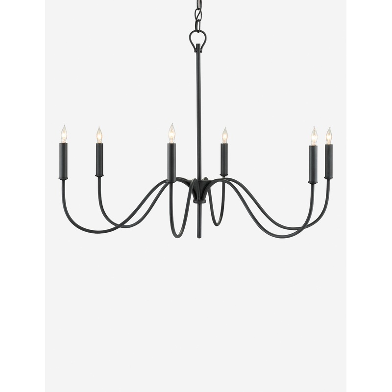 Yates Chandelier Black 45″ Dia