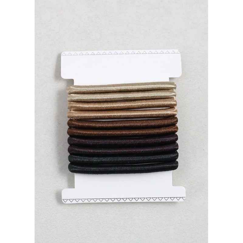 10-Piece Elastic Hair Bands Set