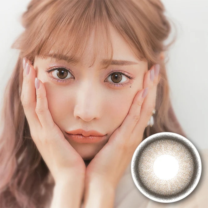 Flurry by Colors Contact Lenses Light Khaki Brown 0.00