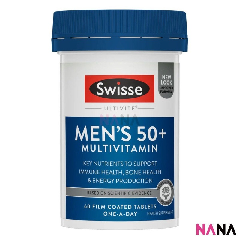 Swisse Ultivite Men’s 50+ Multivitamin 60 Tablets(EXP:02 2027)