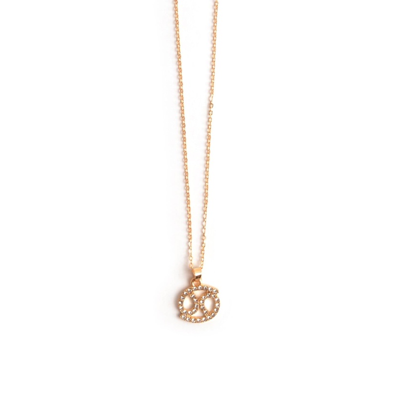 Fashion Horoscope Necklace Aries Gold