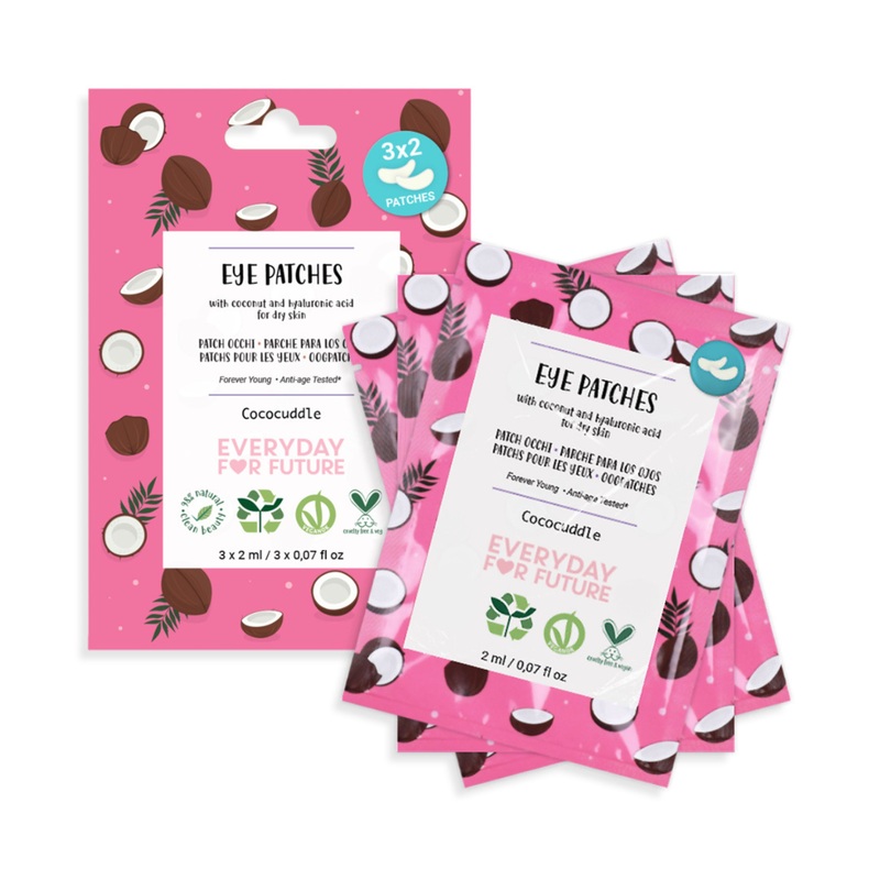 Moisturizing Coconut Eye Patches with Hyaluronic Acid