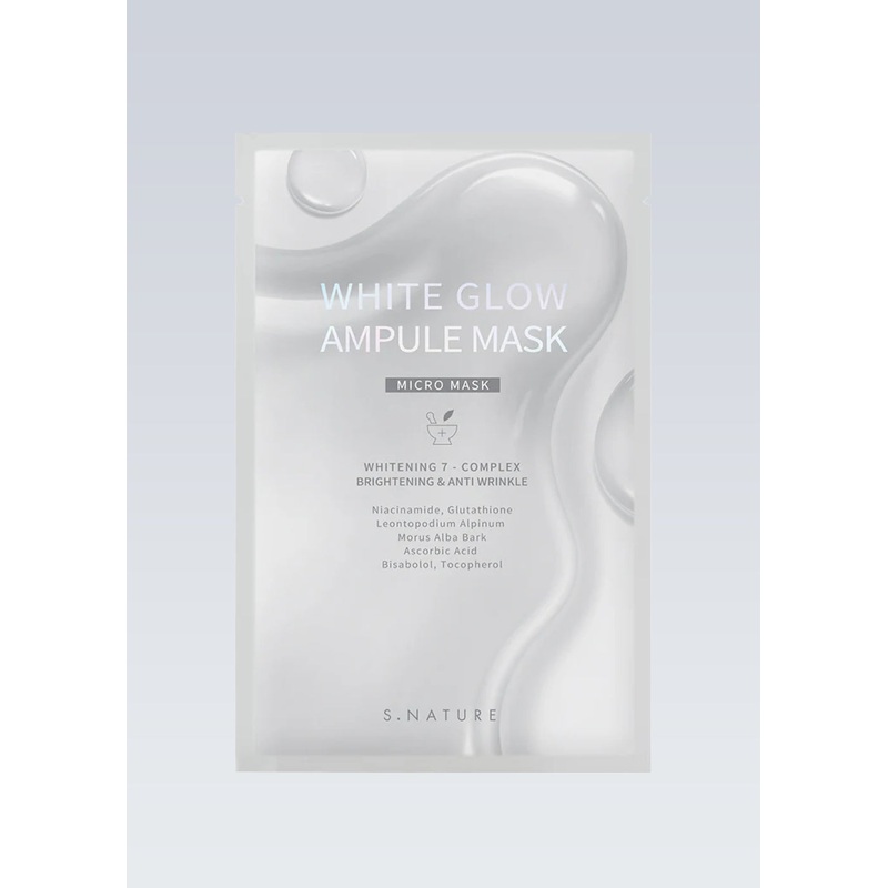 S.NATURE White Glow Ampule Mask