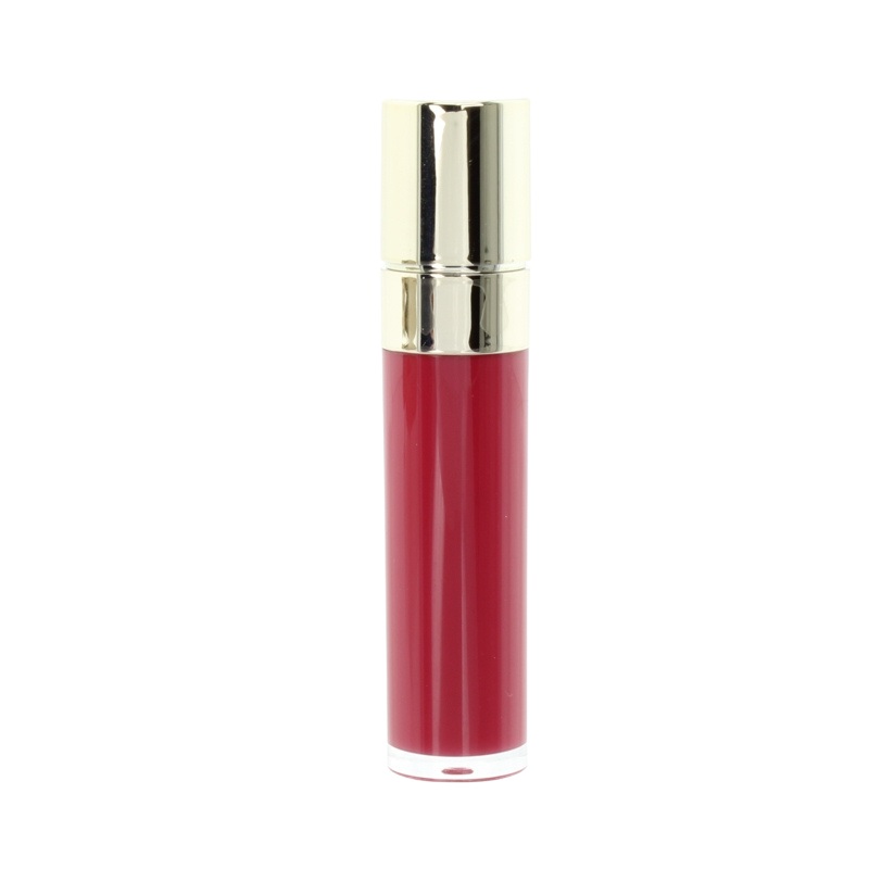 Clarins Pink Lipstick Joli Rouge Lacquer 762L Pop Pink Lip Stick Hydration Shine (Blemished Box)