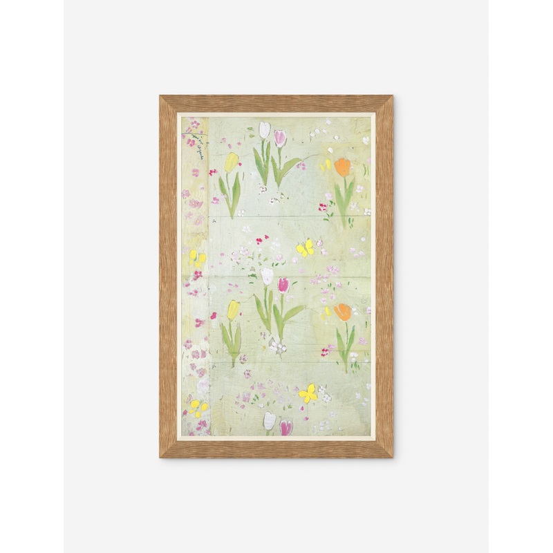 Clemence I Print by Paule Marrot Green 29″ X 45″ Oak