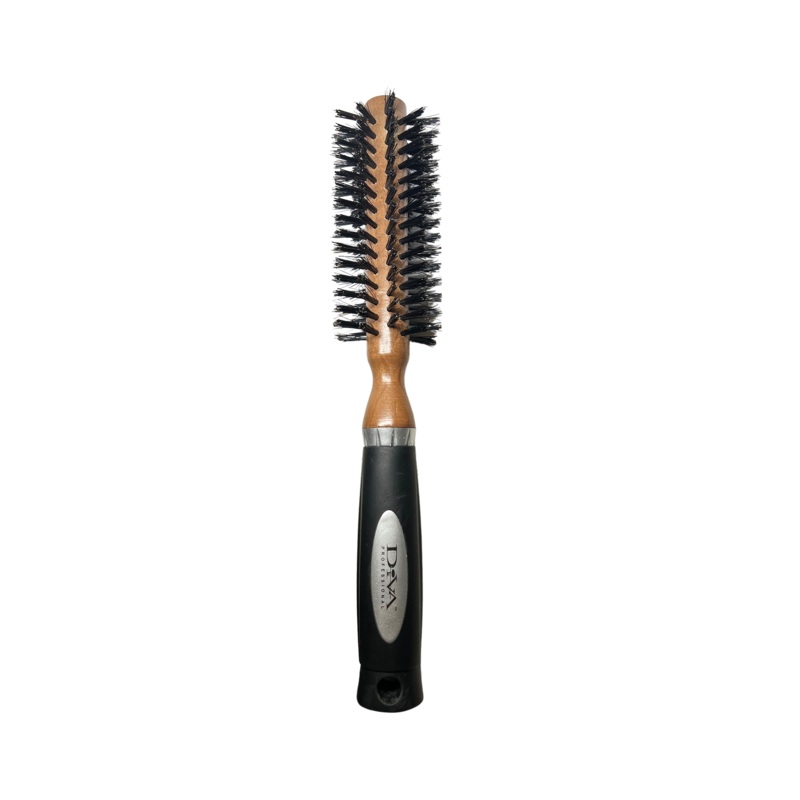 Diva Wooden Round Brush 100% Soft B