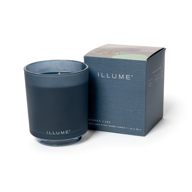 Illume Boxed Glass Candle 10 oz / 285 g – Hidden Lake