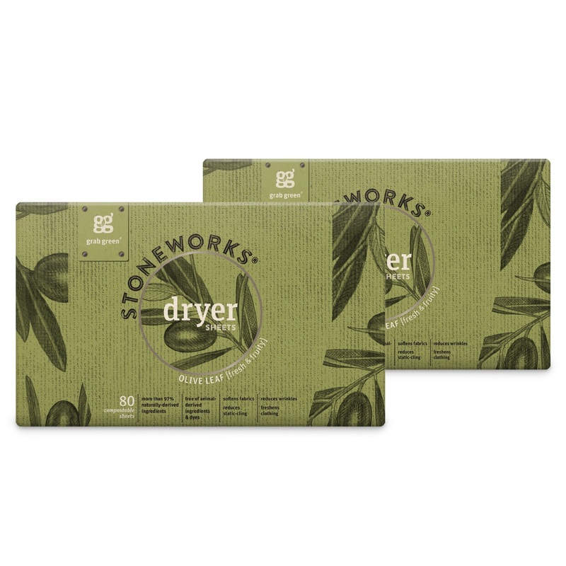 Stoneworks Dryer Sheets – 2 Pack – Olive Leaf (Subscription)