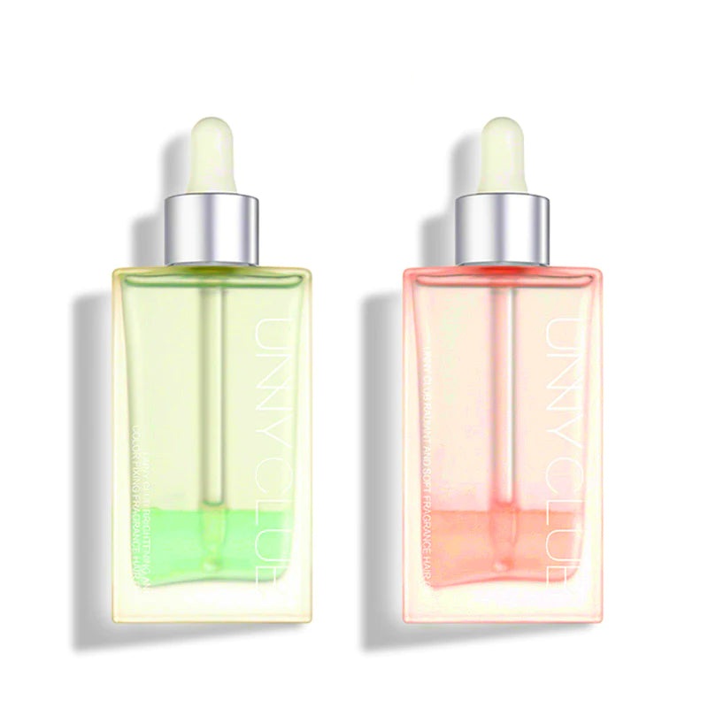 UNNY CLUB Fragrance Hair Serum Oil Repair Anti-frizz 60ml  NATURAL FLORAL AND FRUITY FRAGRANCE (GREEN)