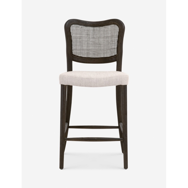 Aniston Counter Stool Dark Brown Oak