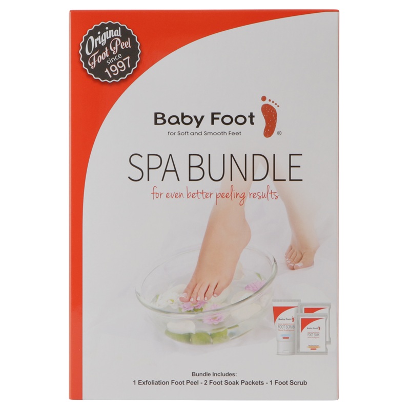 Baby Foot Spa Bundle includes Original Peel, 2 Foot Soaks & Foot Scrub