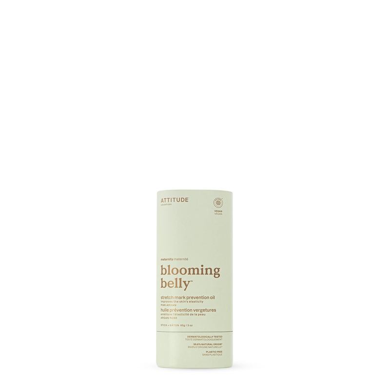 blooming belly Body Oil Stretch mark prevention stick Pink Argan
