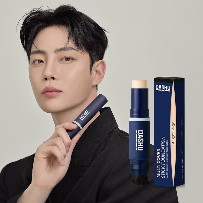 DASHU Men’s Beauty 2PCS Special Set (Stick Foundation + Dual Trick Stick)